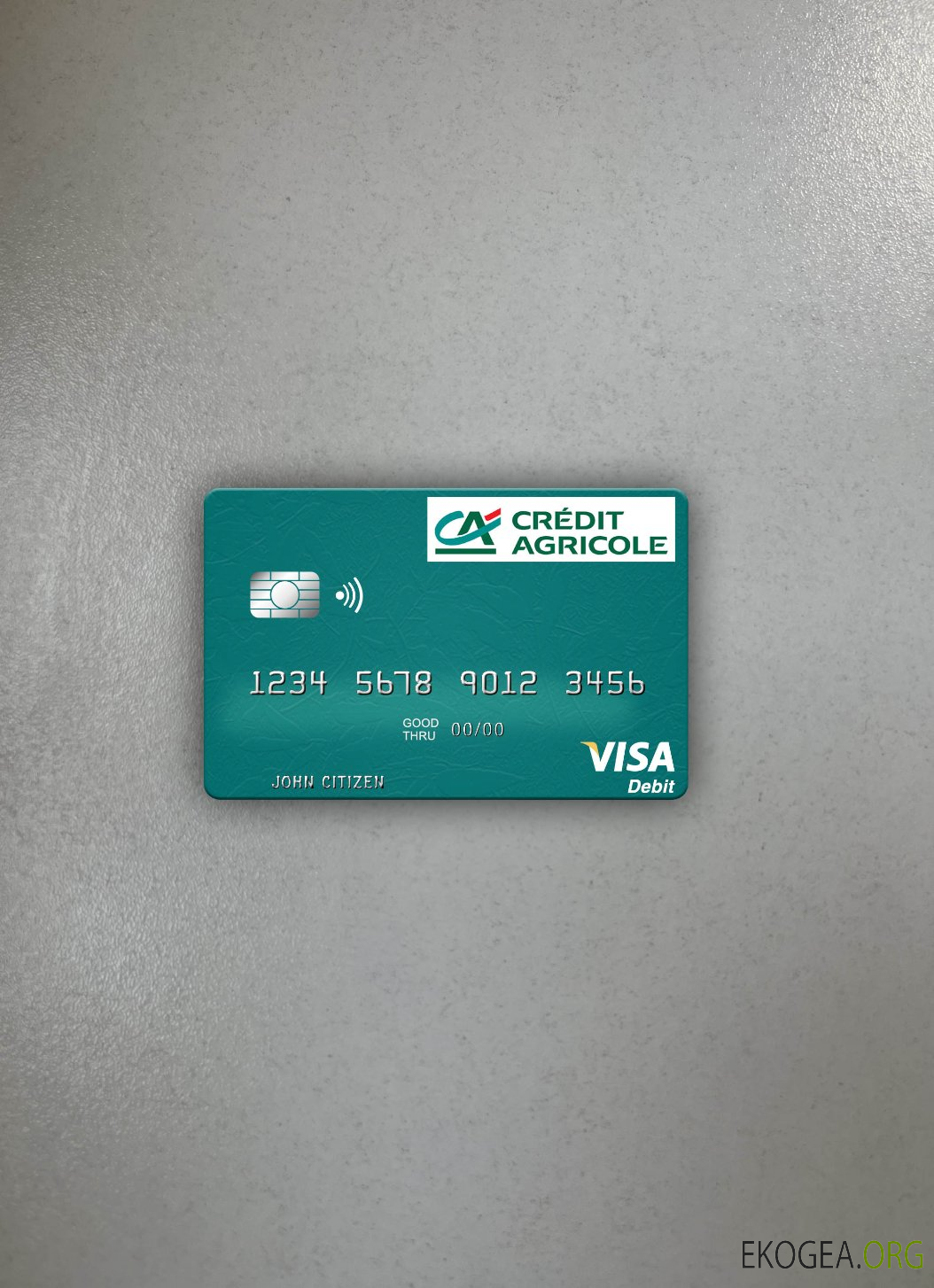France Crédit Agricole Banque Visa carte de débit photolook ,